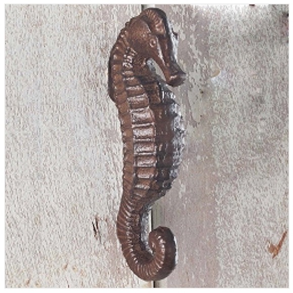 Mud Pie Other - Mudpie seahorse wall coat hook beach decor